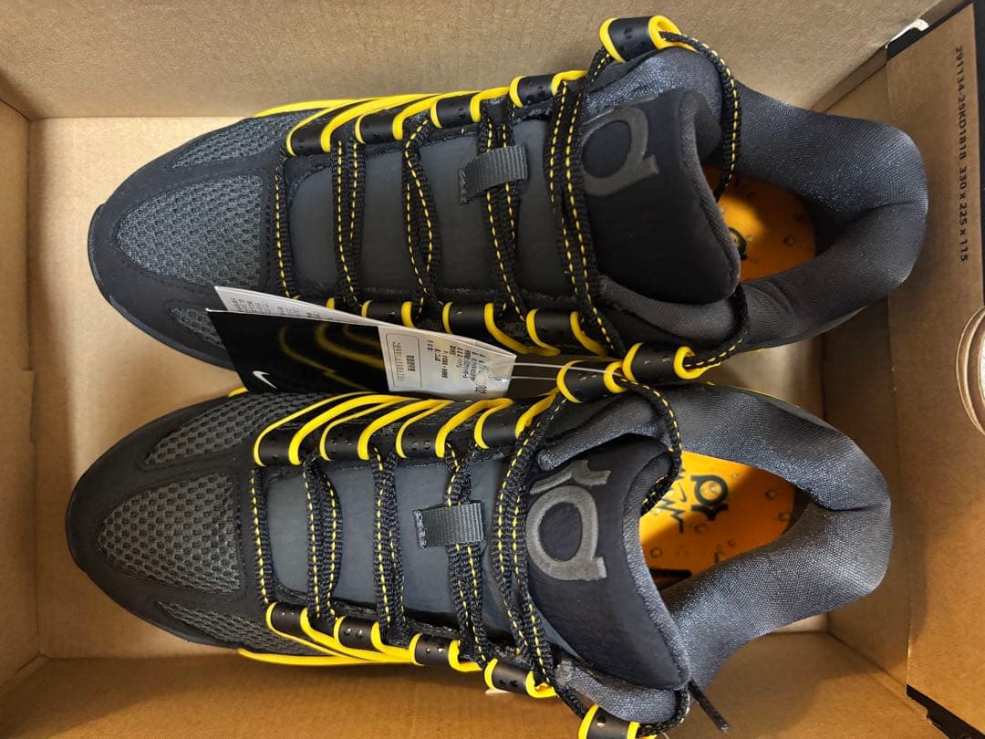 新品 26cm ナイキ KD18 EP ブラックユニバーシティゴールド バッシュ