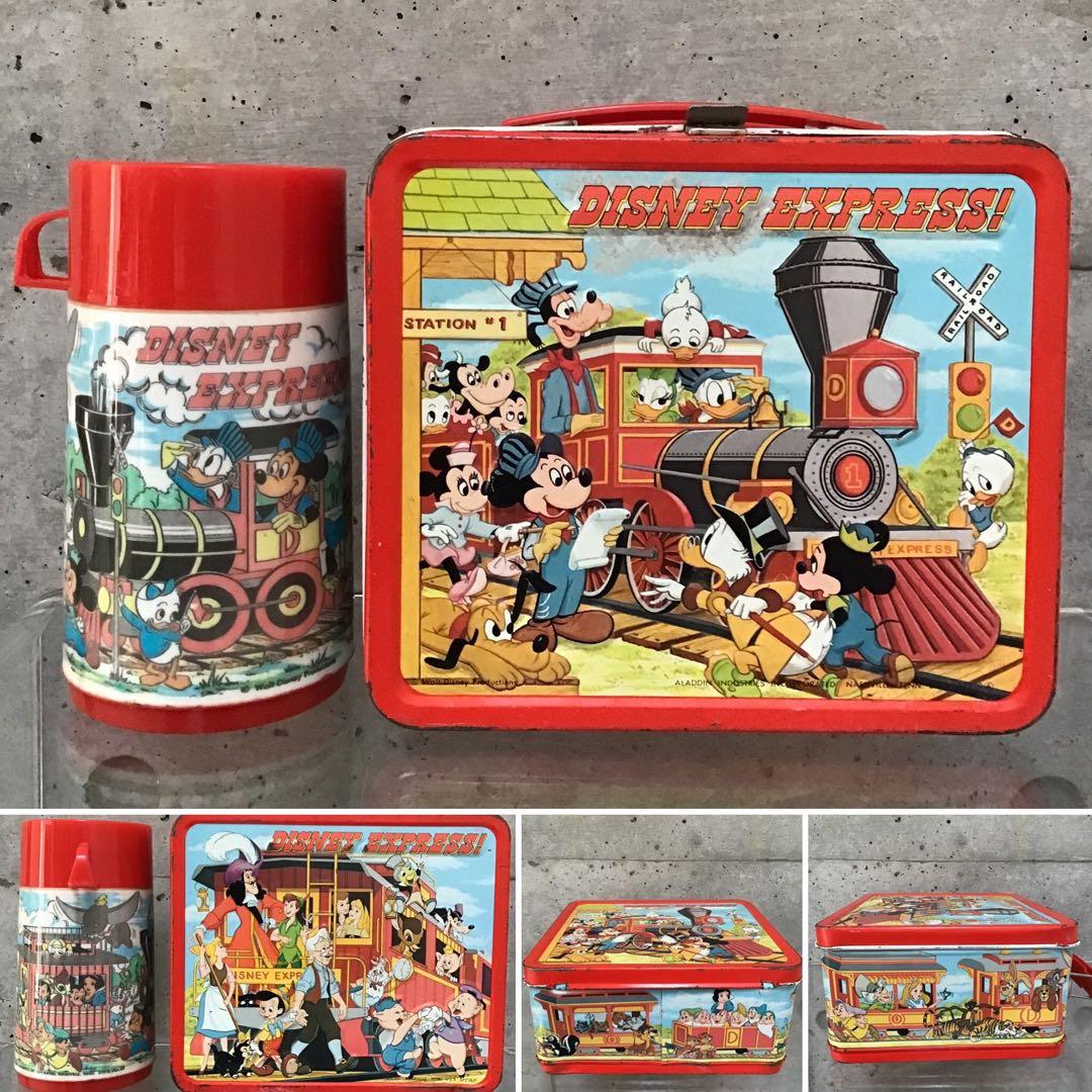 ディズニー ブリキランチボックス DISNEY EXPRESS ビンテージ