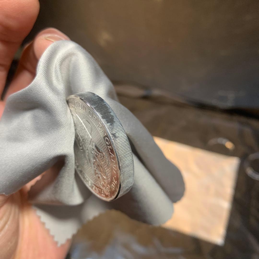 S4 純銀貨 2オンス クイーンズビースト　2016 ライオン・イングランド