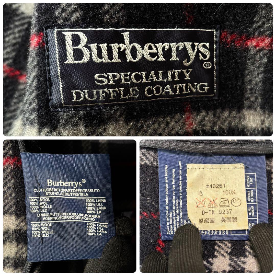 ✨極美品 XL✨バーバリー ダッフルコート ノバチェック スペシャリティ 英国製