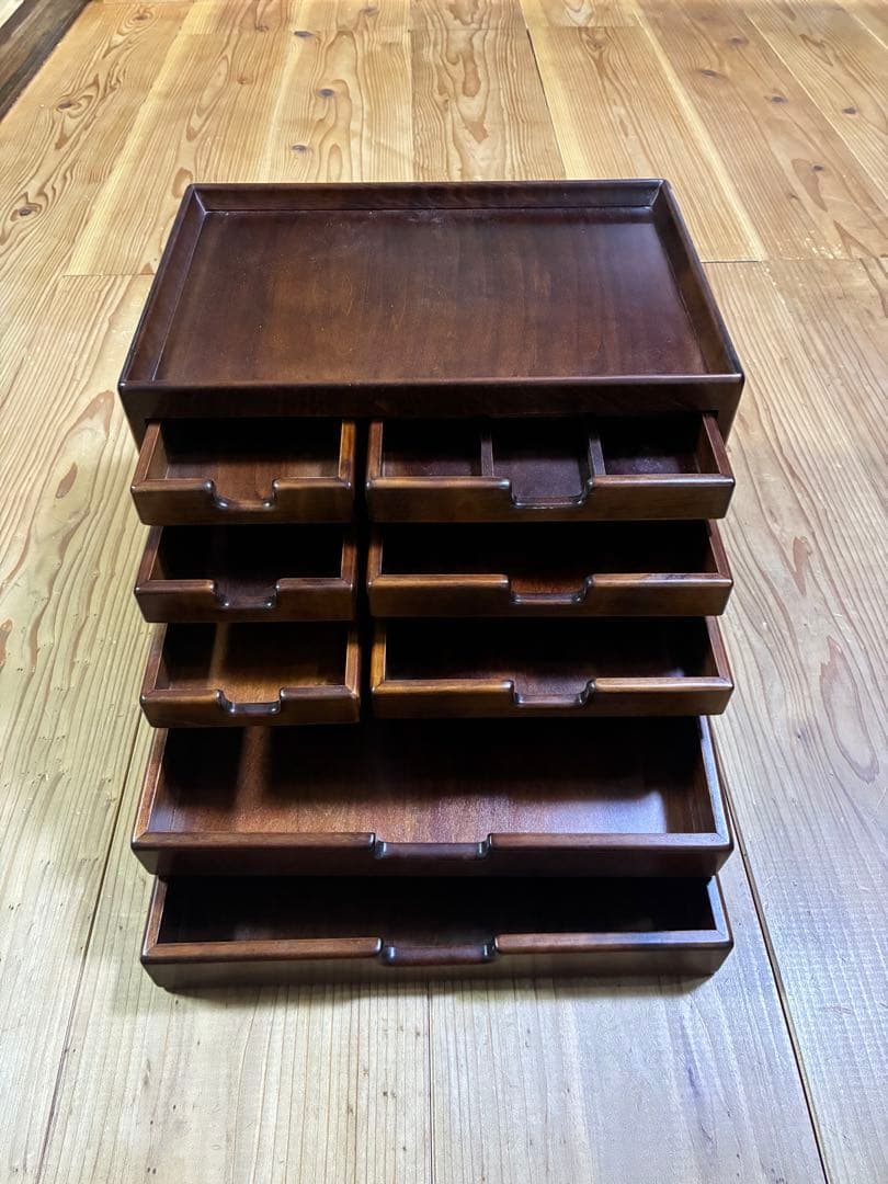 豊岡クラフト 文具シェルフLX 木製 小物入れ 森林楽