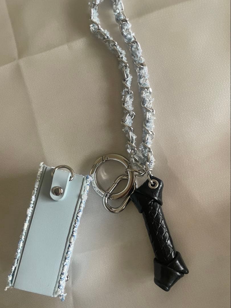 TAMBURINS キーリング　sunshine ケース ブルー タンバリンズ