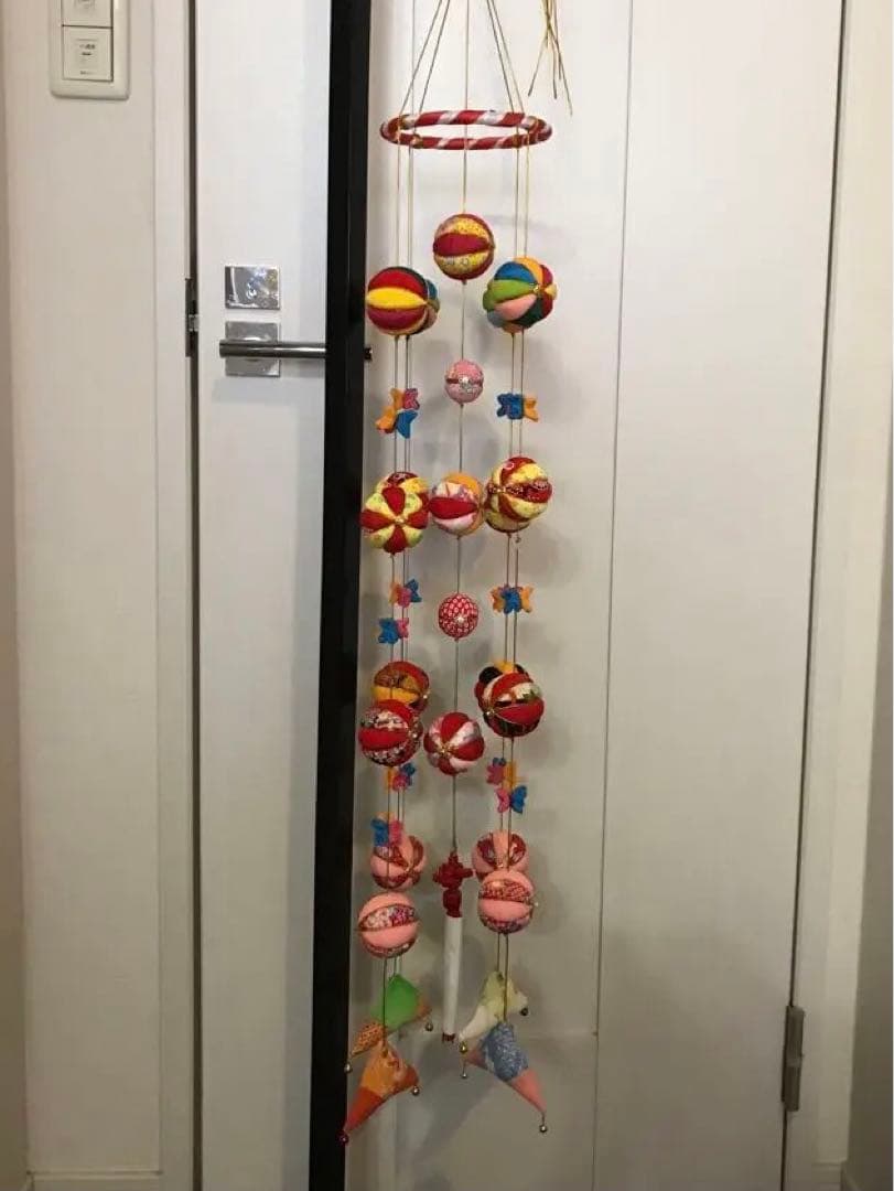 吊るし雛　木目込み　手毬　☆全長110cm以上☆ひな祭り☆