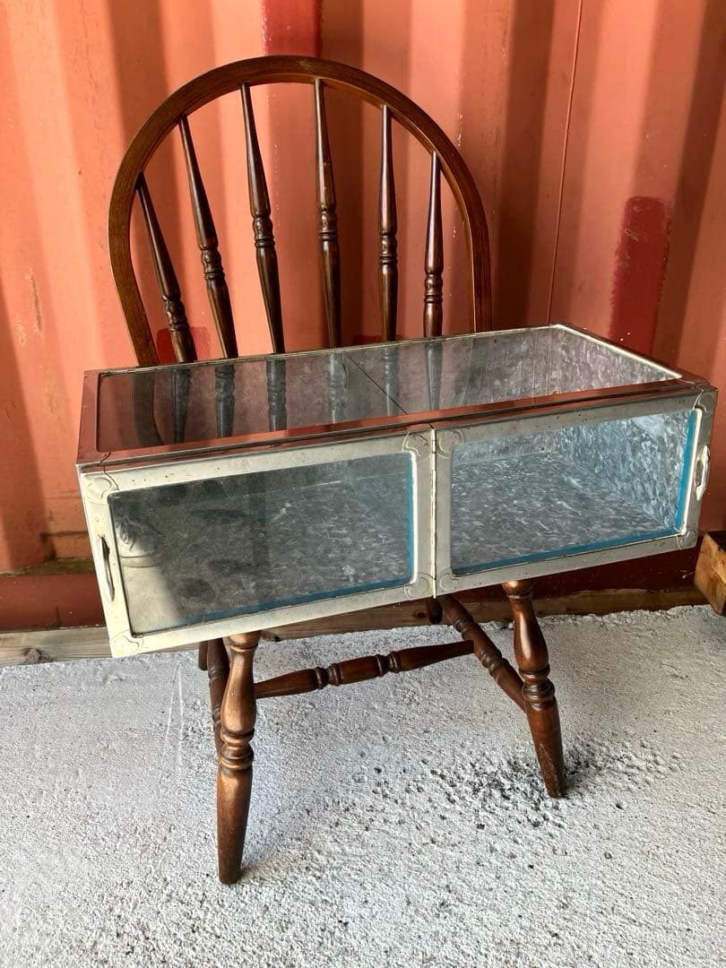 当時物　駄菓子屋ブリキショーケース