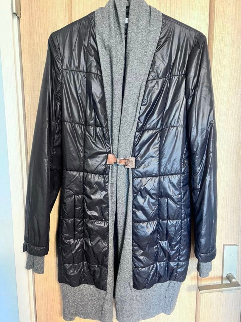 ファビアナフィリッピ　カシミアニット切り替え中綿コート