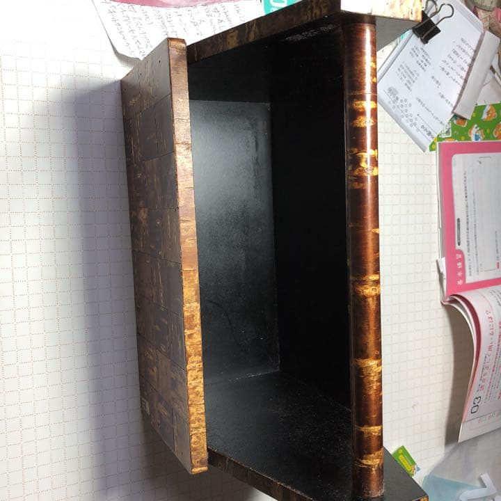 【艷麗黒漆】桜竹工芸マガジンラック