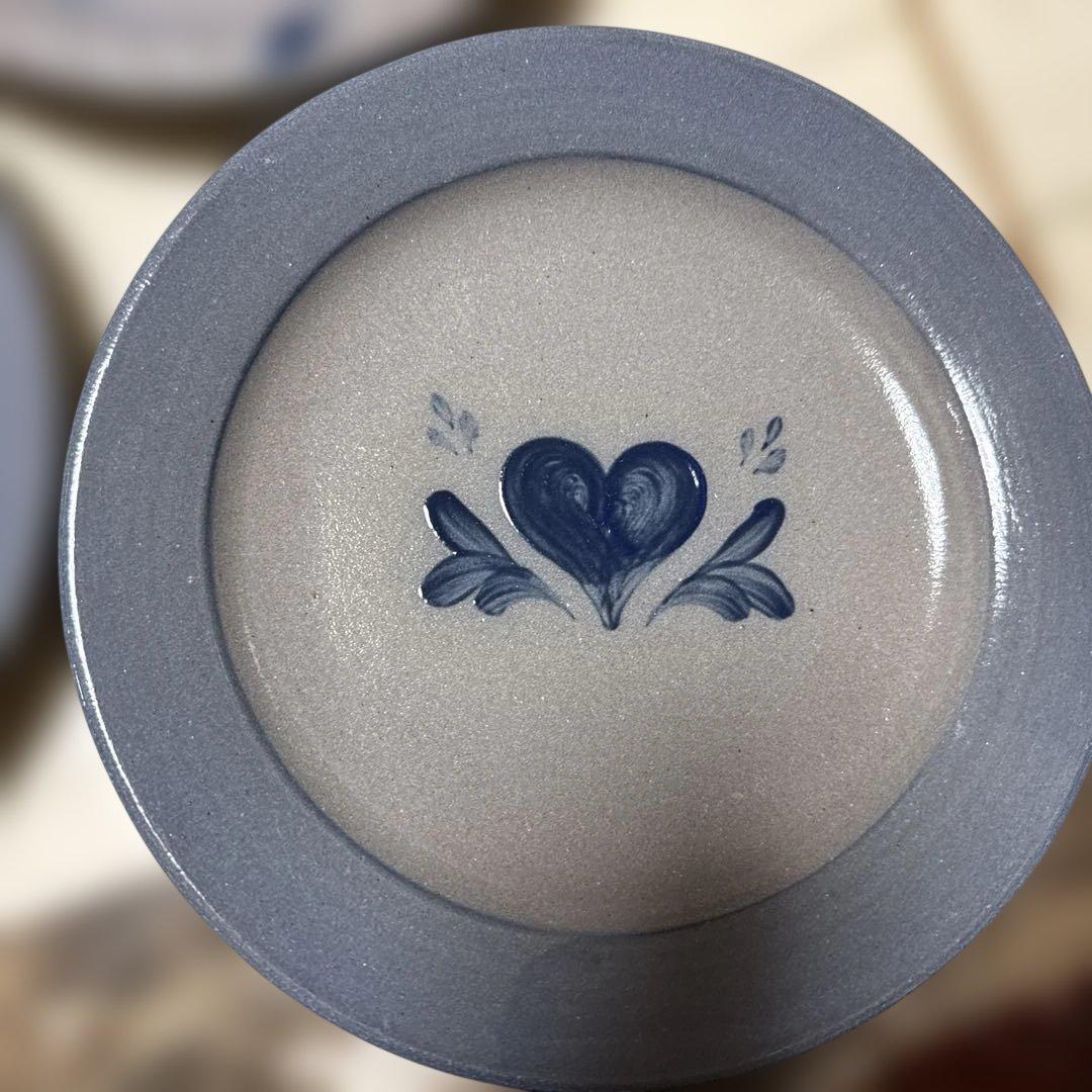 アントステラ　パイ皿　ハートデザイン皿二枚食器セット 3枚