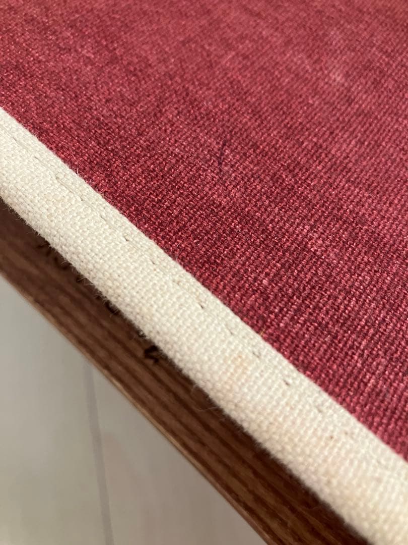 BLACK DESIGN ウッドチェアロー レッド