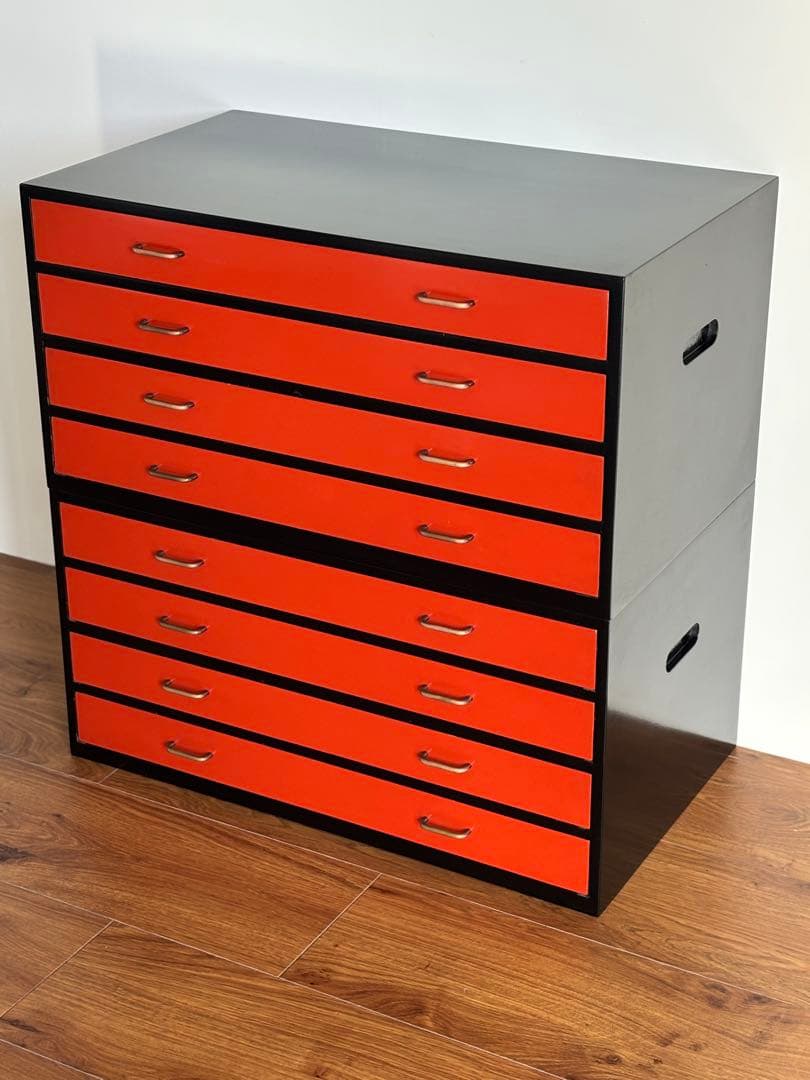 2つセット　ヴィンテージ レトロ　引き出し　チェスト　小物　引き出し　木製