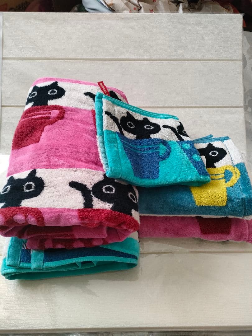 マタノアツコ　バスタオル　フェイスタオル　ウォッシュタオルセット