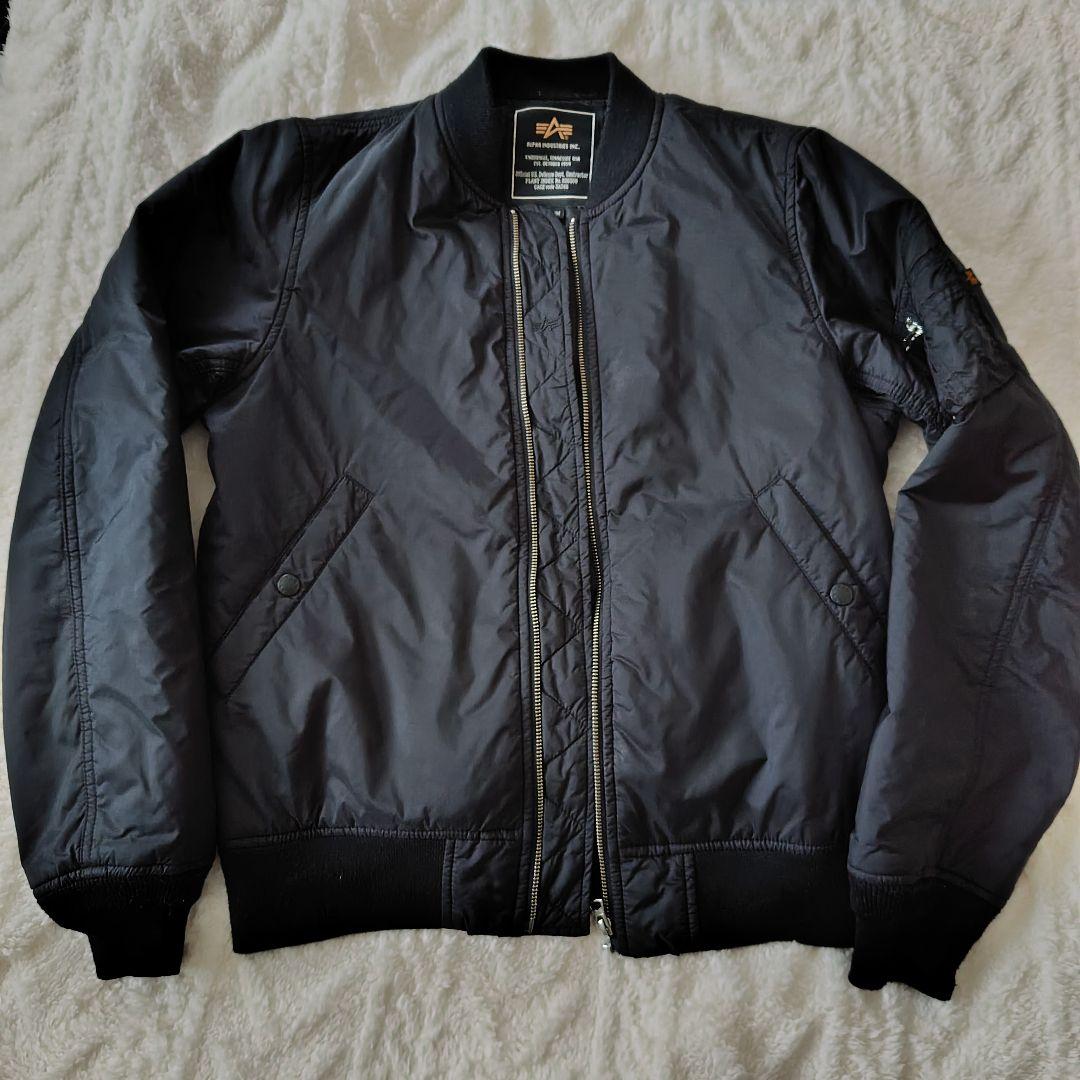 ALPHA INDUSTRIES MA-1 ブラックジャケット M