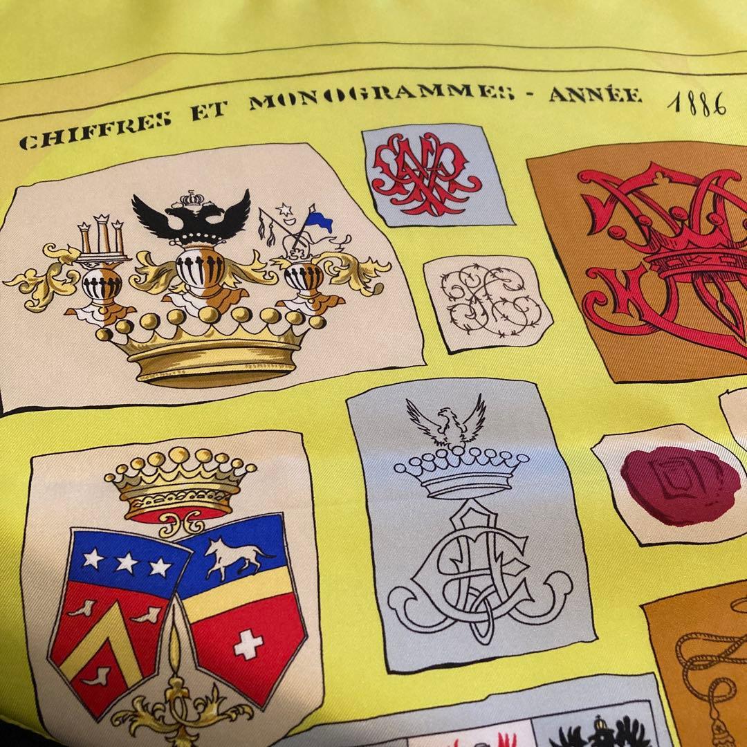 エルメスカレ90【図面と記号】レア色　一度使用後ロイヤルクリーニング済み