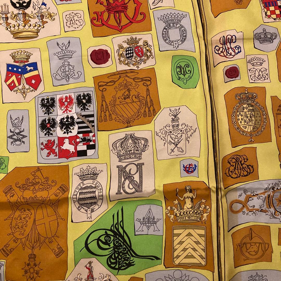 エルメスカレ90【図面と記号】レア色　一度使用後ロイヤルクリーニング済み