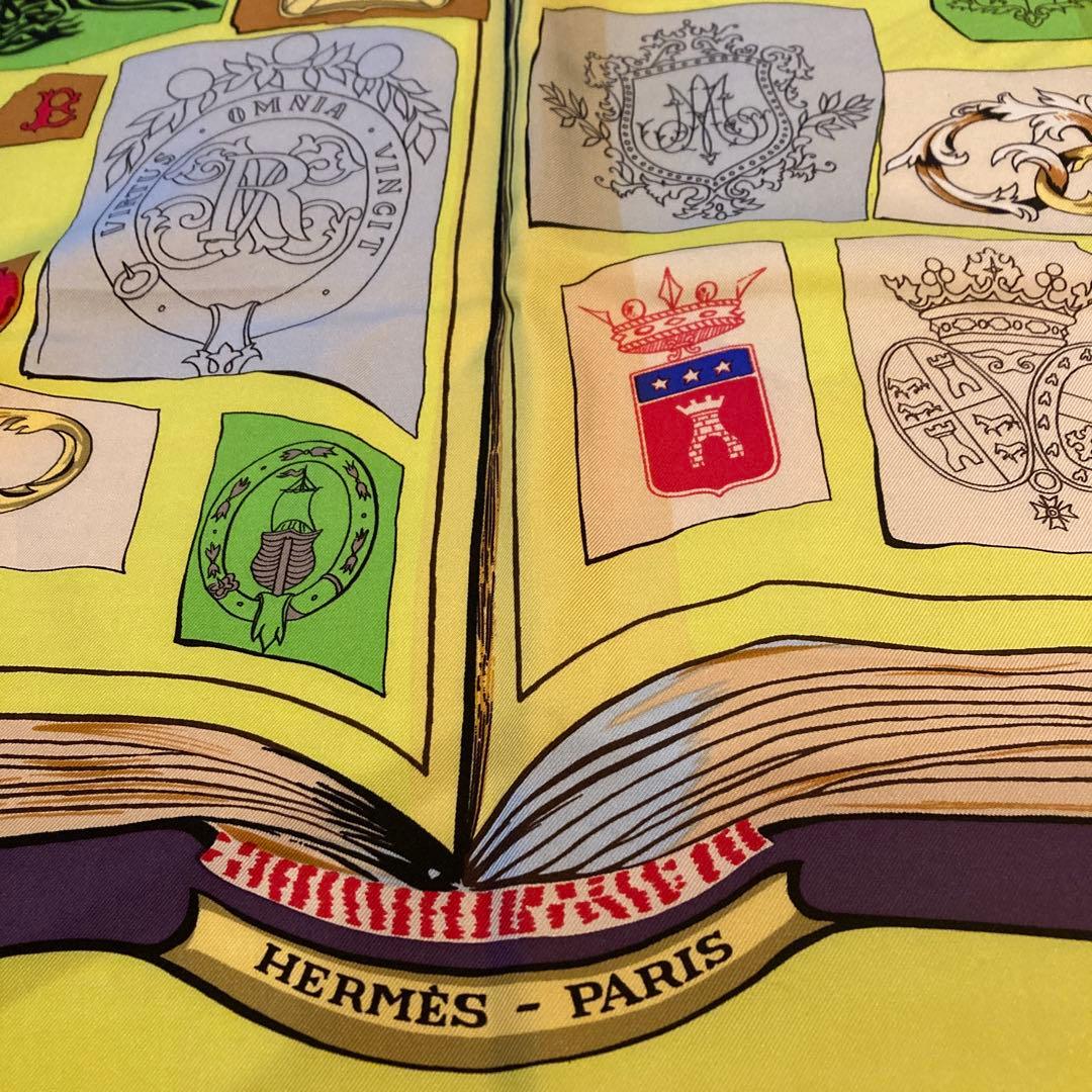 エルメスカレ90【図面と記号】レア色　一度使用後ロイヤルクリーニング済み