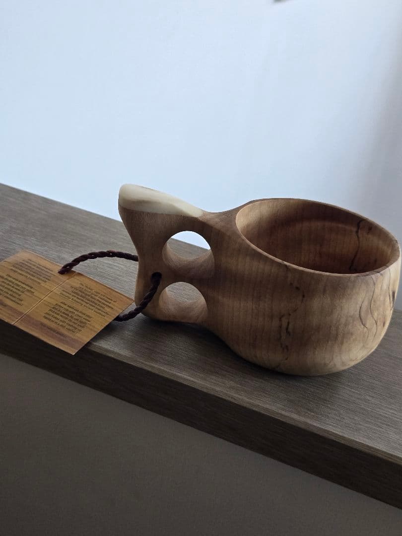 ククサ フィンランド KOIVUMAA コイヴマー角付き美品