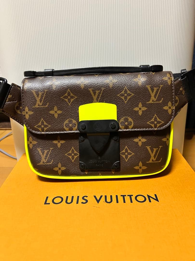 Louis Vuitton メッセンジャーバッグ ブラウン/イエロー