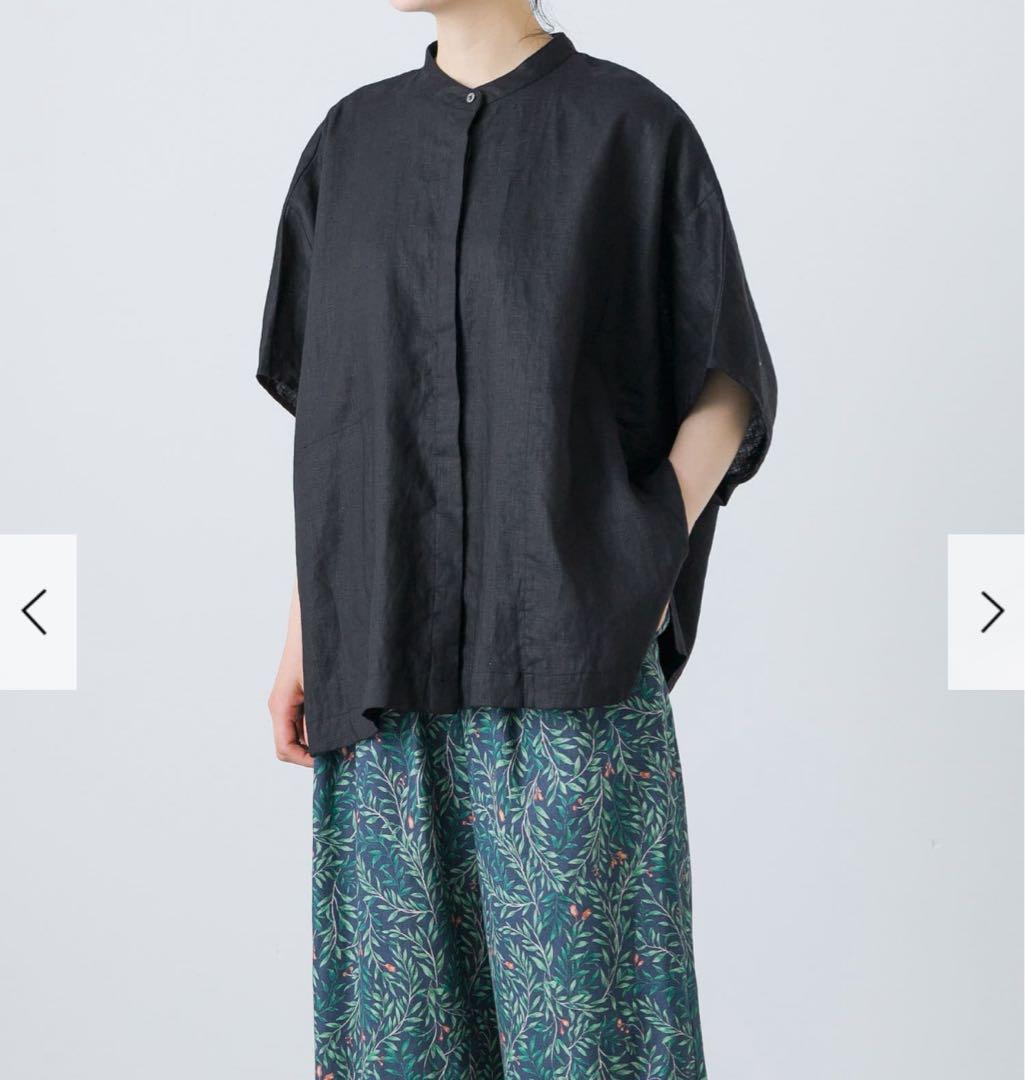 新品タグ付き　かぐれ　リネンスクエアケープブラウス　アーバンリサーチ ドアーズ