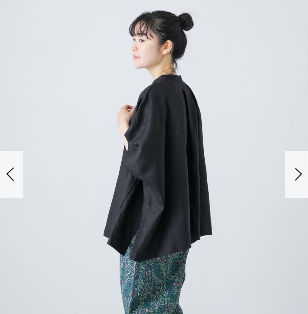 新品タグ付き　かぐれ　リネンスクエアケープブラウス　アーバンリサーチ ドアーズ