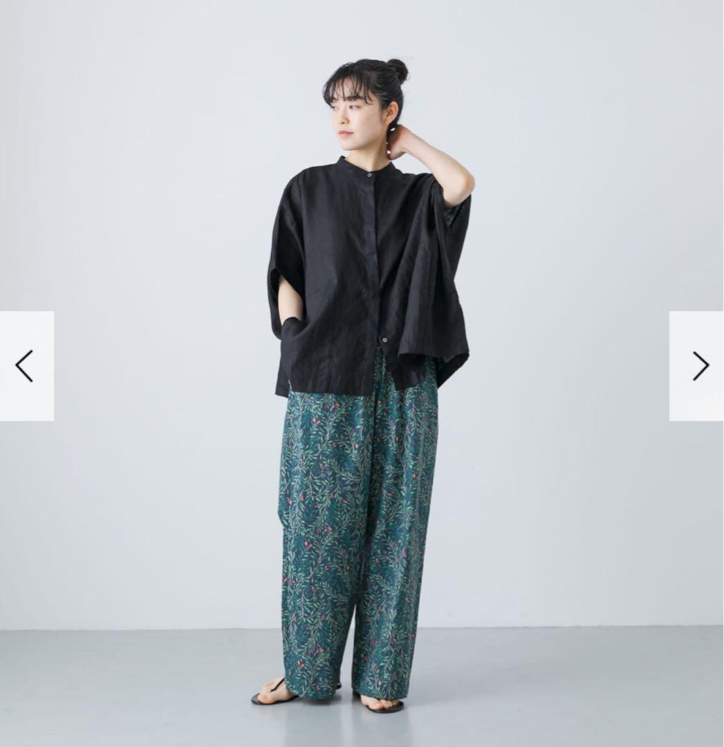 新品タグ付き　かぐれ　リネンスクエアケープブラウス　アーバンリサーチ ドアーズ