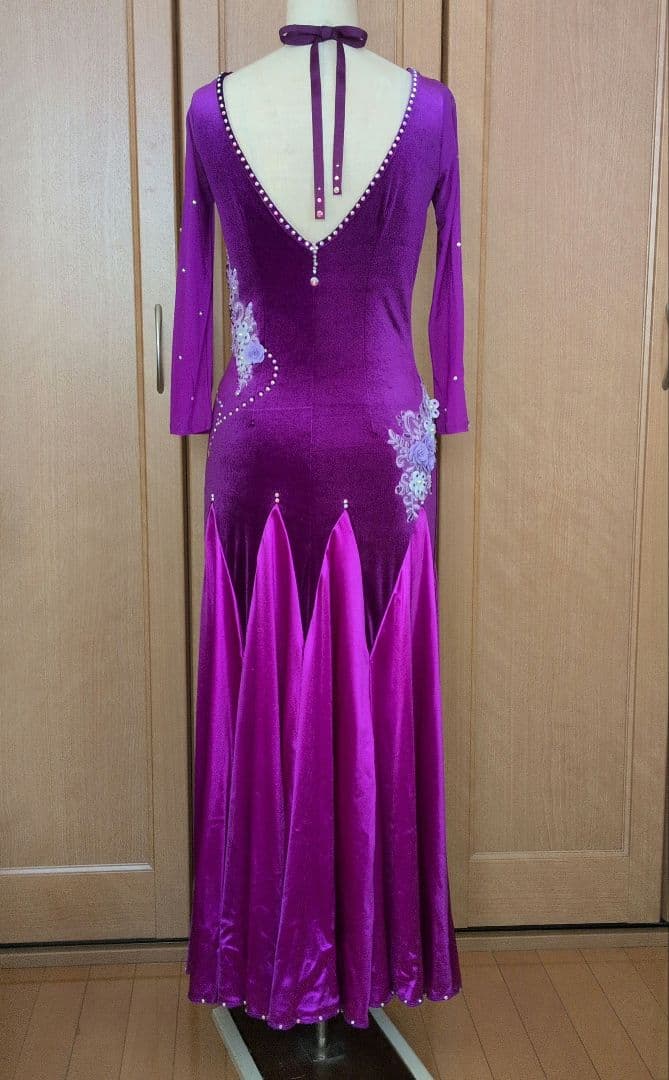 舞華さま専用‼️社交ダンス ベロアドレスSサイズ