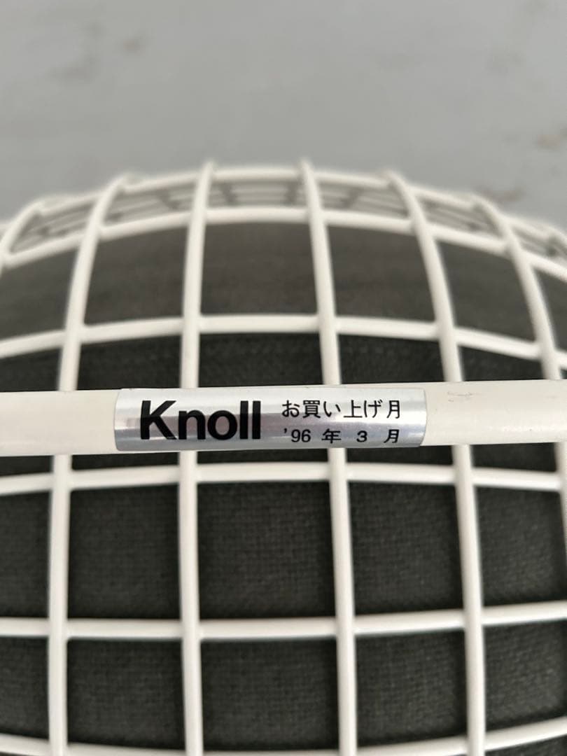 週末限定！ハリーベルトイア　ワイヤーチェア　knoll フルカバー　グレー