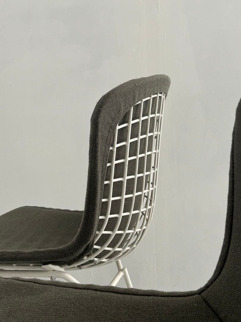 週末限定！ハリーベルトイア　ワイヤーチェア　knoll フルカバー　グレー