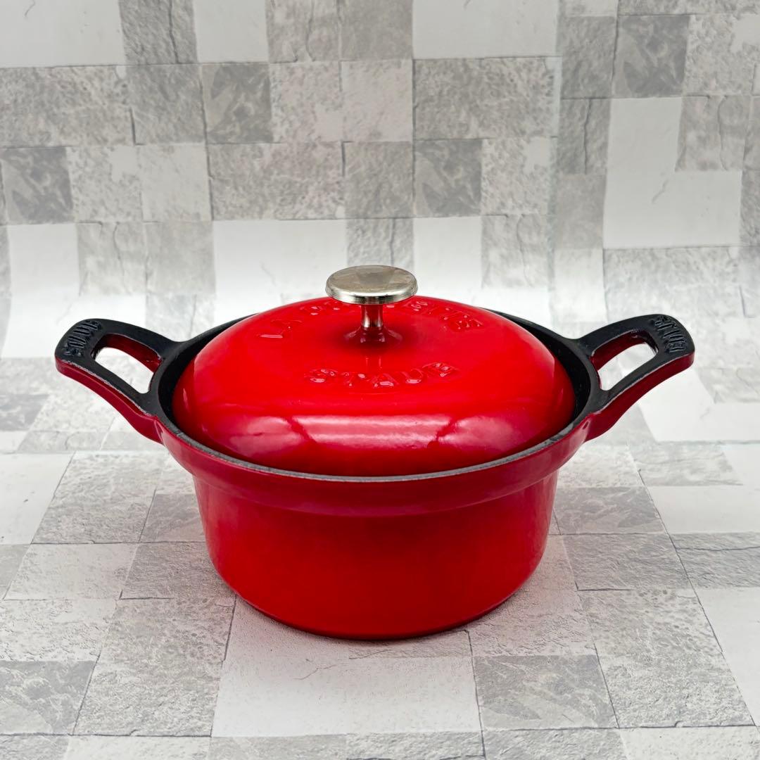 廃盤品STAUB ストウブ ヴィンテージシリーズ Rココット チェリー