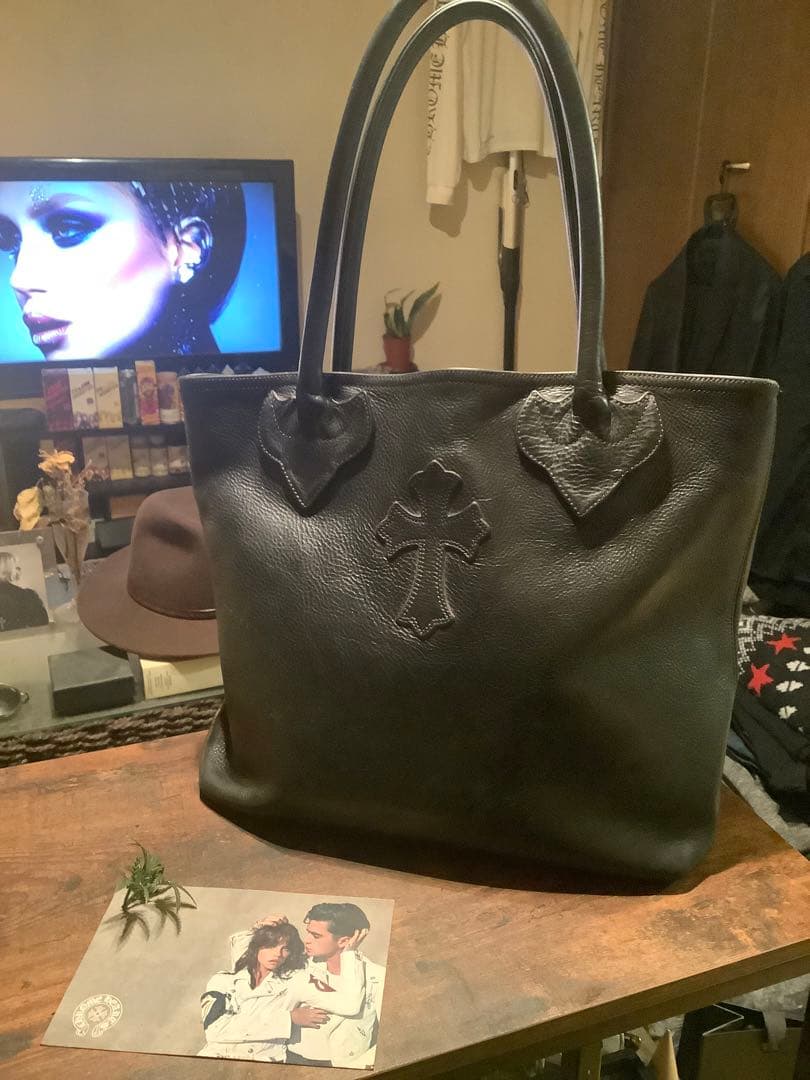 ＊海外並行輸入正規品 クロムハーツ　FS トートバック セメタリークロスパッチ＊