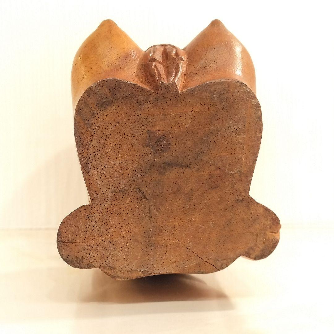 アフリカ プリミティブアート 首長族 木彫りのオブジェ