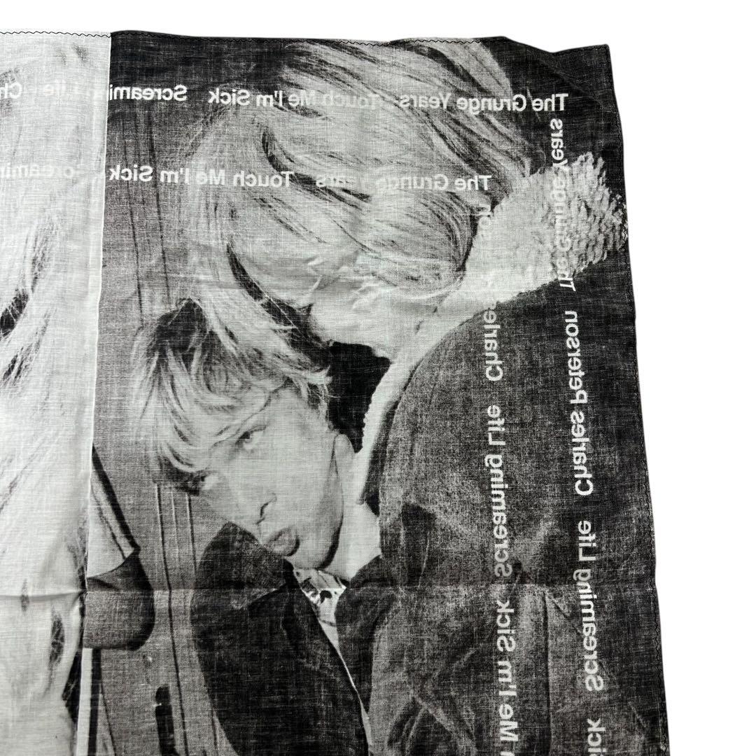 未使用品級タカヒロミヤシタ グラフィックバンダナ カートコバーン コートニーラブ