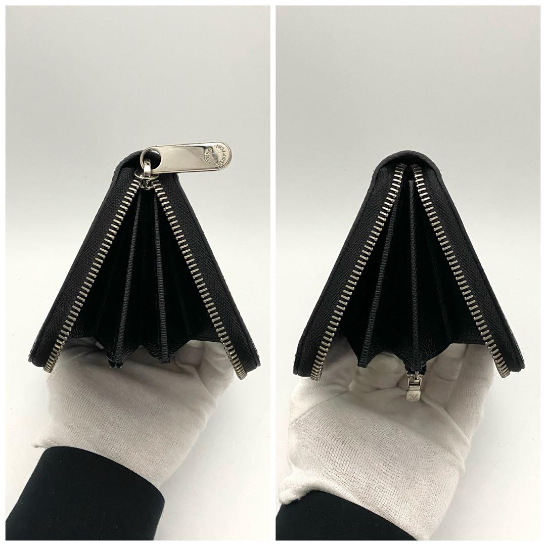 保管品　ルイヴィトン　エピ　ジッピーウォレット　長財布　ブラック