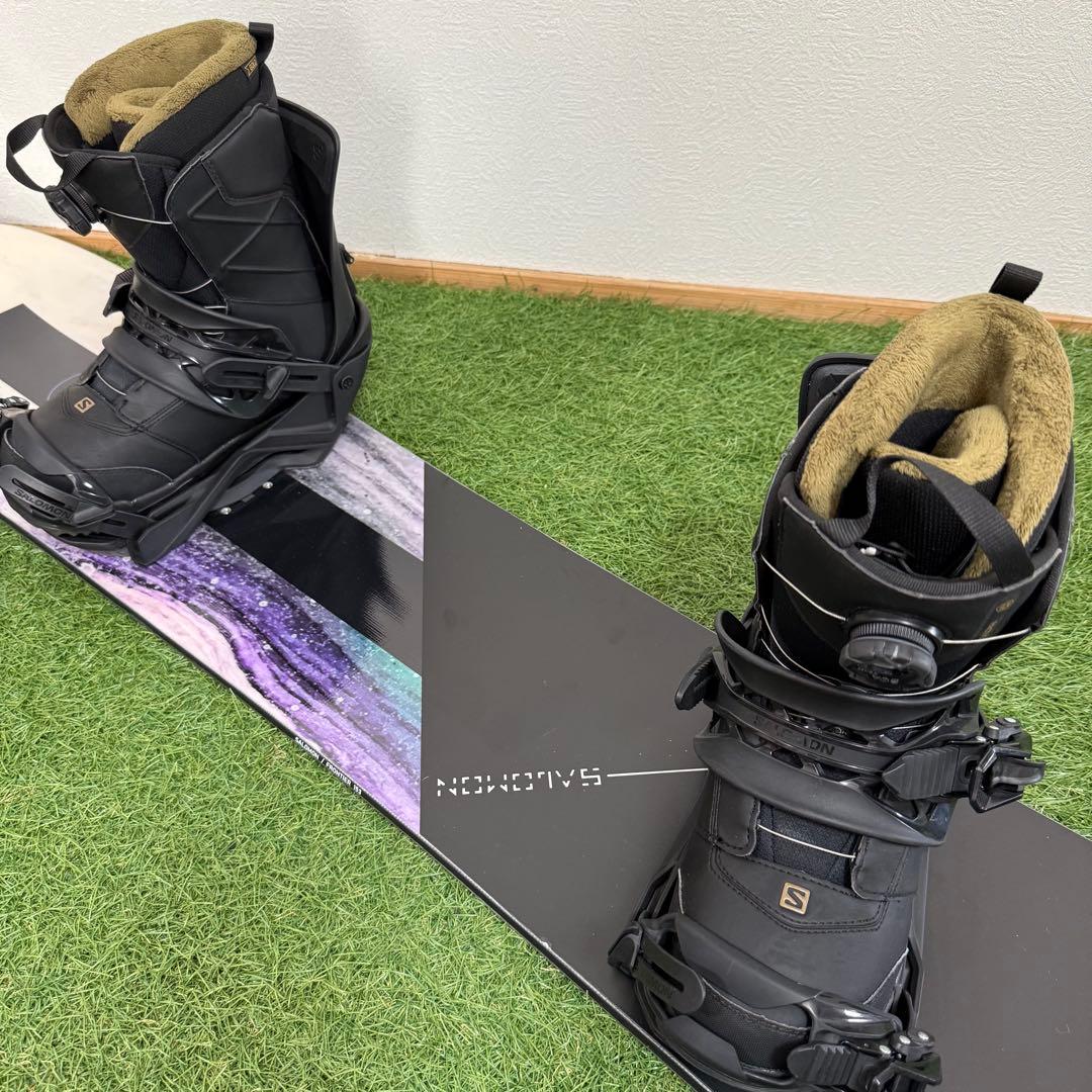 専用ブーツなし‼️美品‼️O1 SALOMON 153cm メンズスノーボードセット
