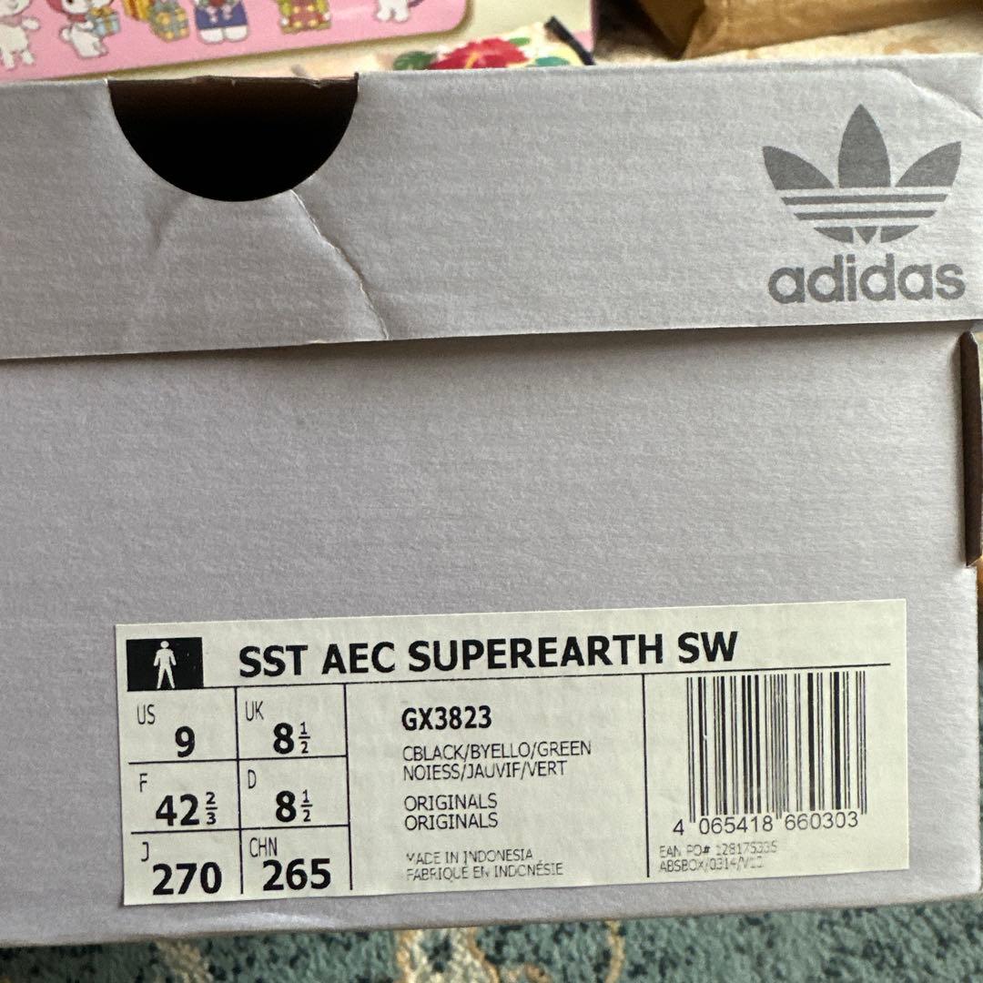 靴 adidas Superstar aec superearth