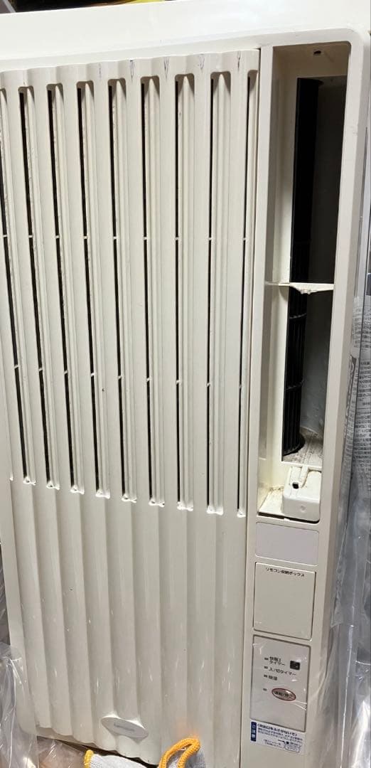 【ジャンク】窓枠有 KAW-1817 窓用エアコン 冷暖房