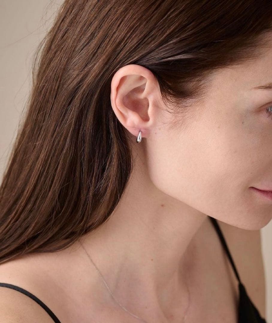 【新品未使用】エテ ete フープピアス 925 シルバー