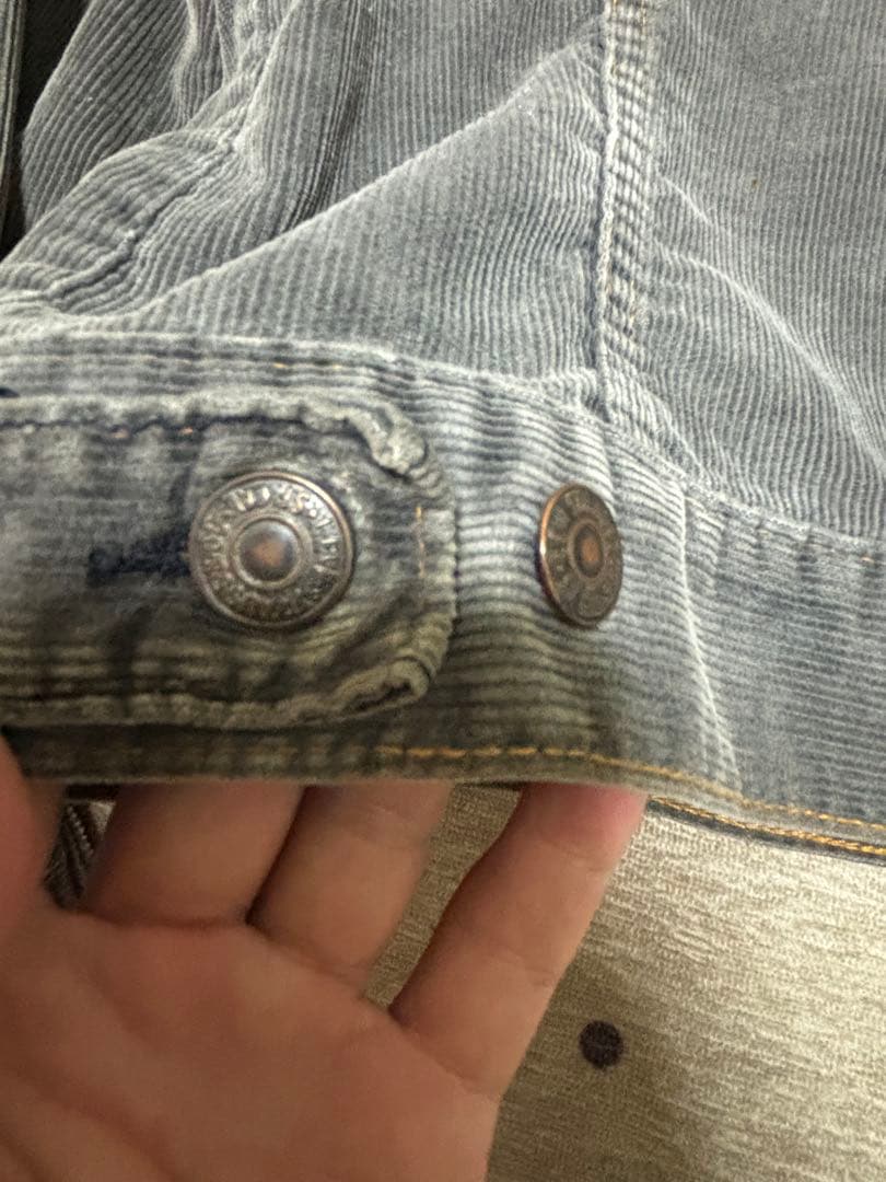 O*r様 70’s リーバイス 70505 コーデュロイJKT ブラック フェー