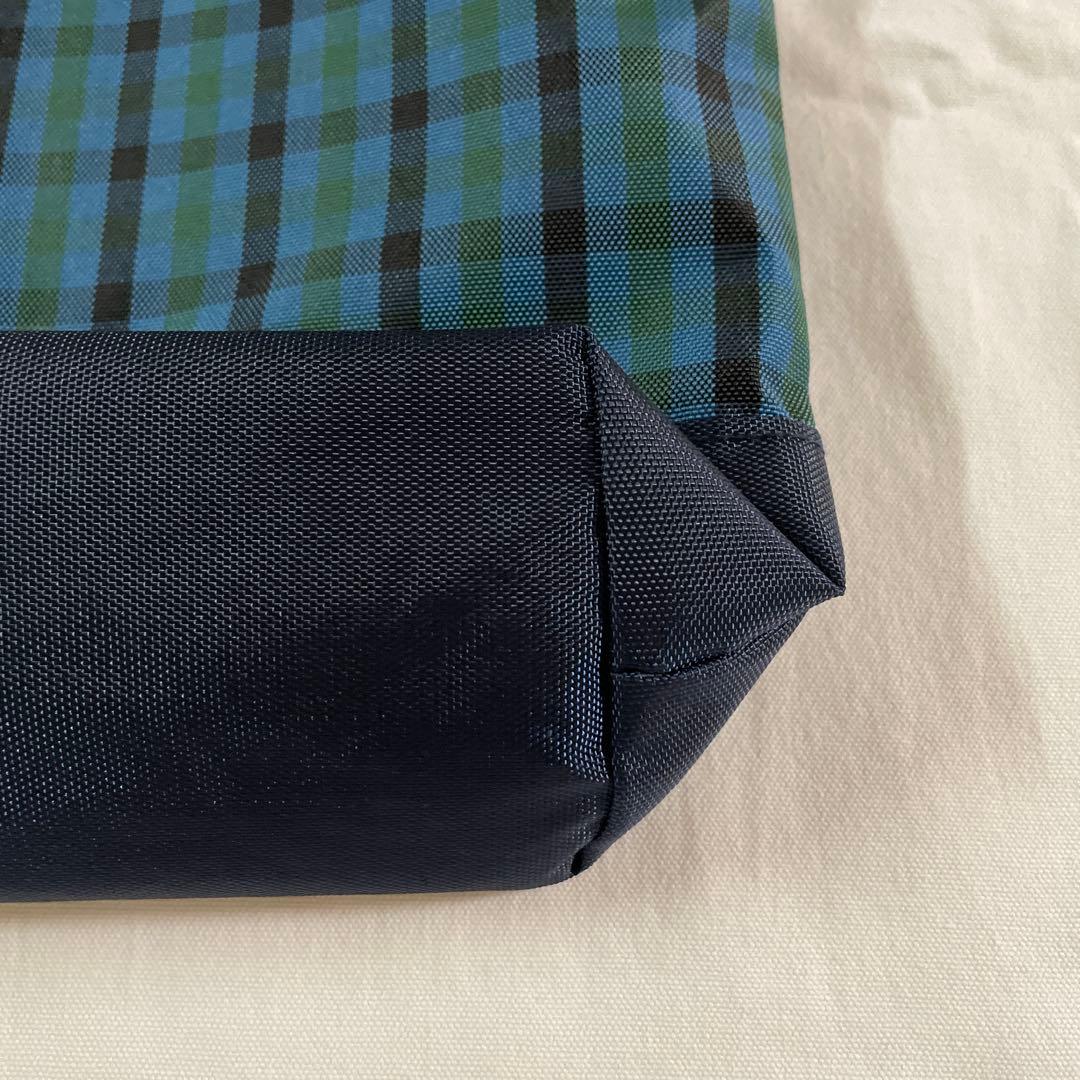 美品 レッスンバッグ 廃盤 青系ファミリアチェック