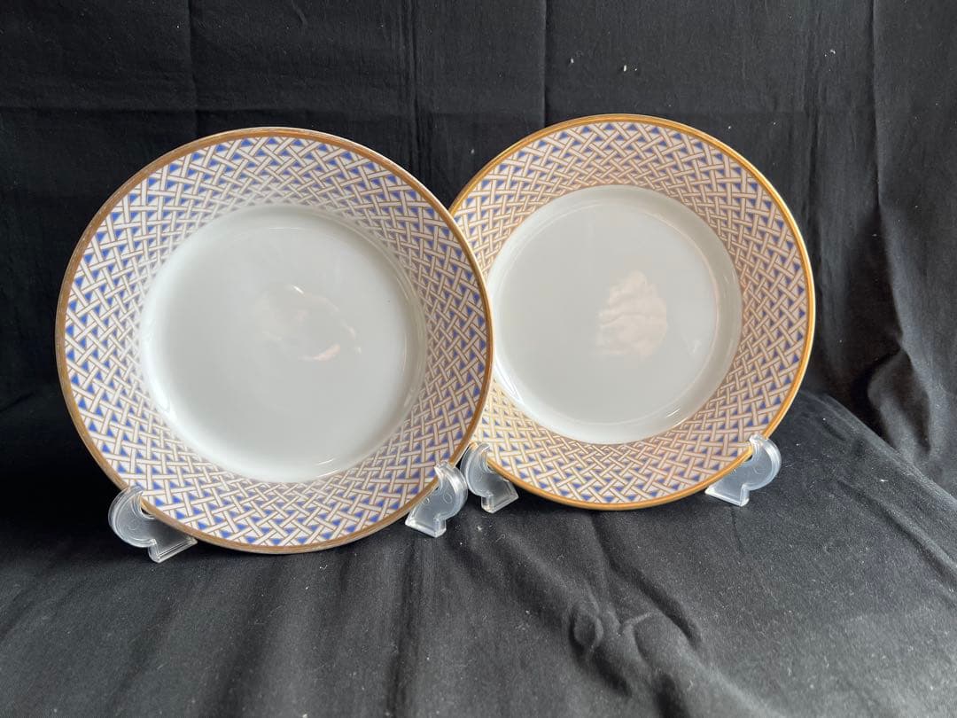 リチャードジノリ　インペロダイヤモンド　スーププレート　20cm　①