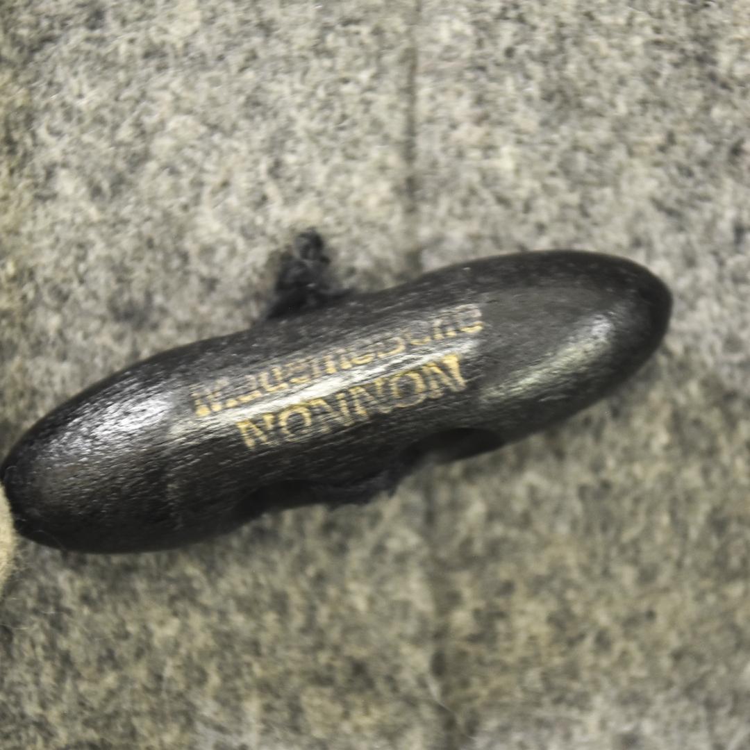 【上質】 日本製 マドモアゼルノンノン ウール フード ダッフルコート グレー♪