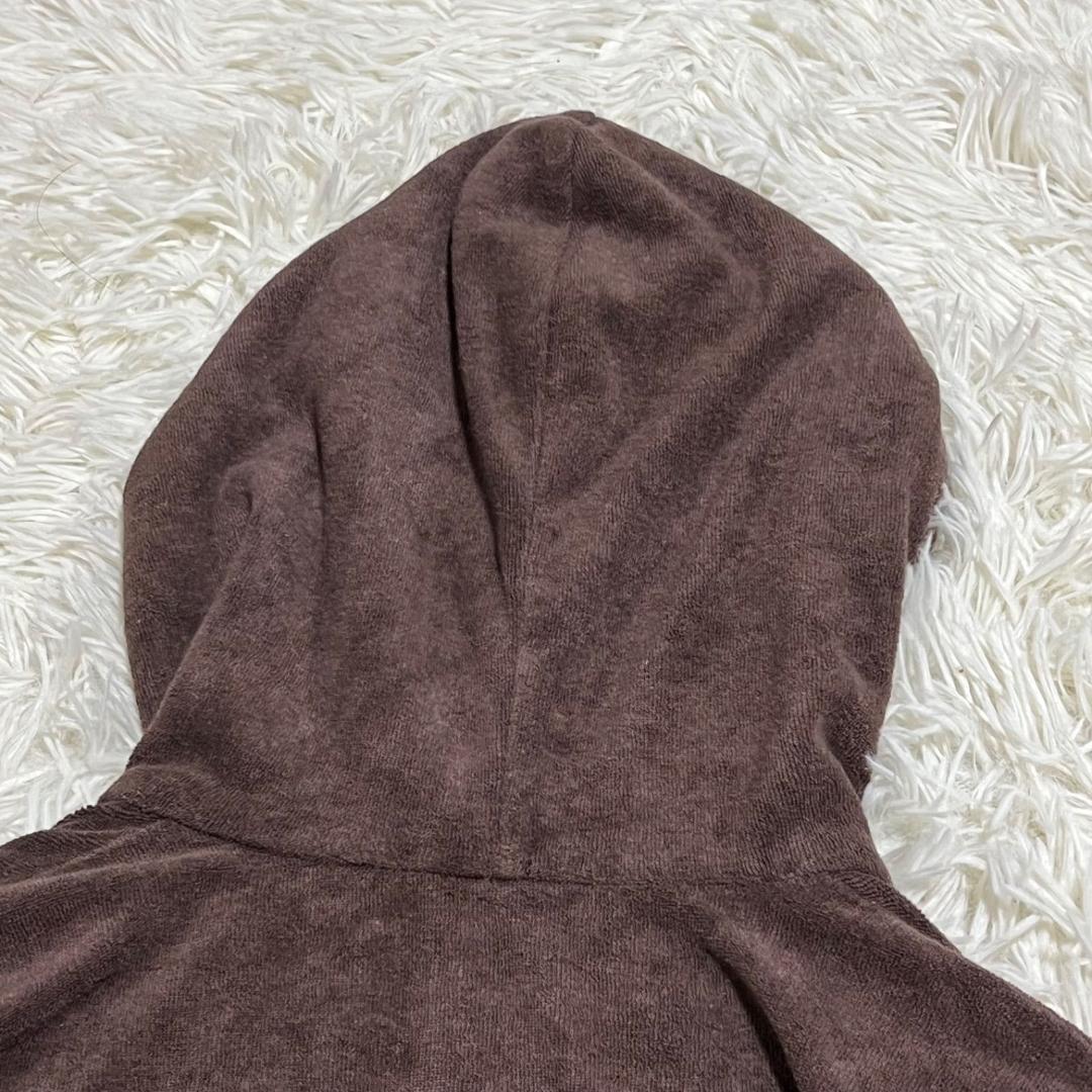良品✨モンクレール 半袖オールインワン パイル地 パーカー ブラウン