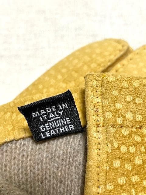 新品 FARNERARI EDGARDOカルピンチョスレザーグローブ×カシミヤ