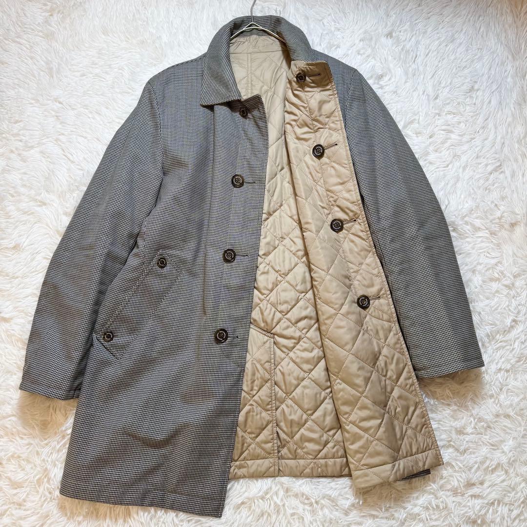 sincomo23様マッキントッシュフィロソフィー ウール 千鳥格子 リバーシ