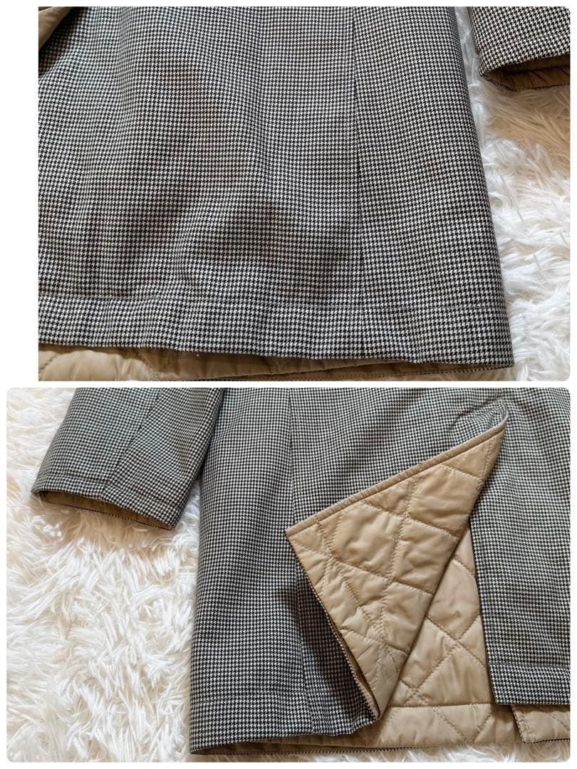 sincomo23様マッキントッシュフィロソフィー ウール 千鳥格子 リバーシ