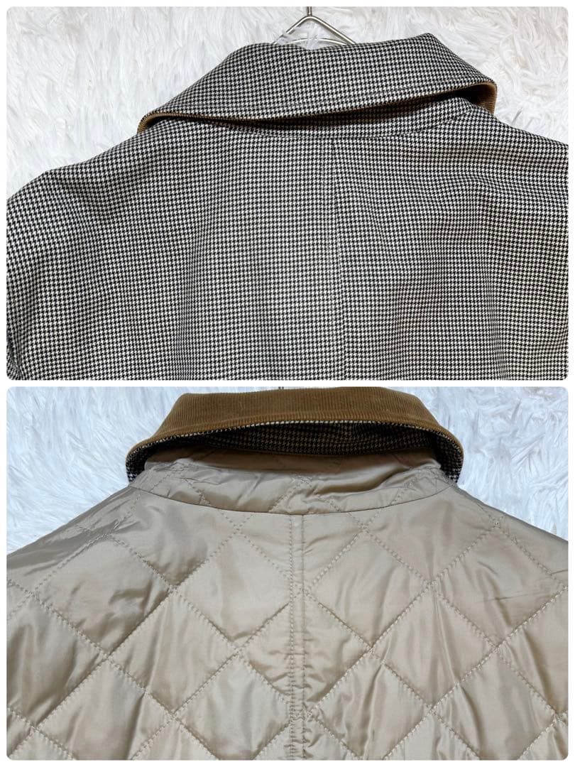 sincomo23様マッキントッシュフィロソフィー ウール 千鳥格子 リバーシ