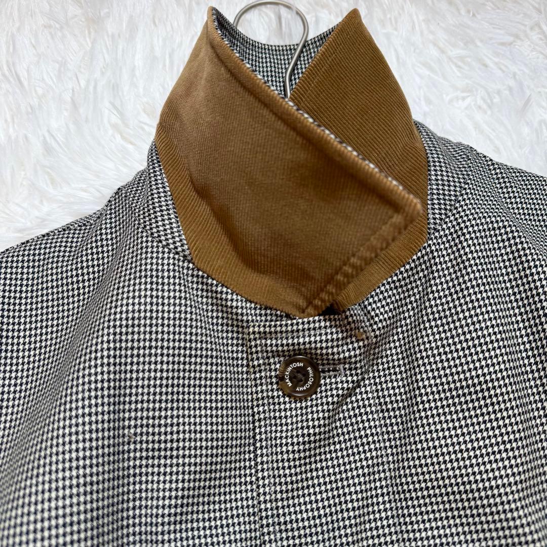 sincomo23様マッキントッシュフィロソフィー ウール 千鳥格子 リバーシ