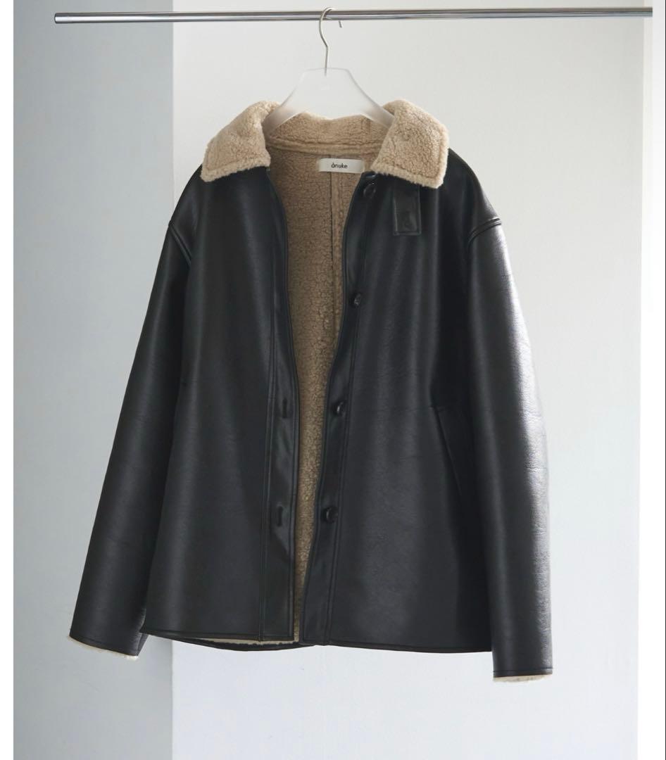 anuke　アンヌークBoa Flight Jacket サイズ36