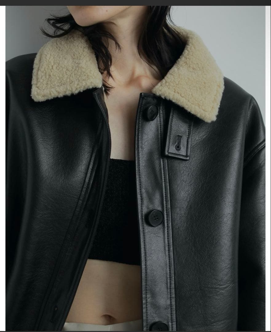 anuke　アンヌークBoa Flight Jacket サイズ36