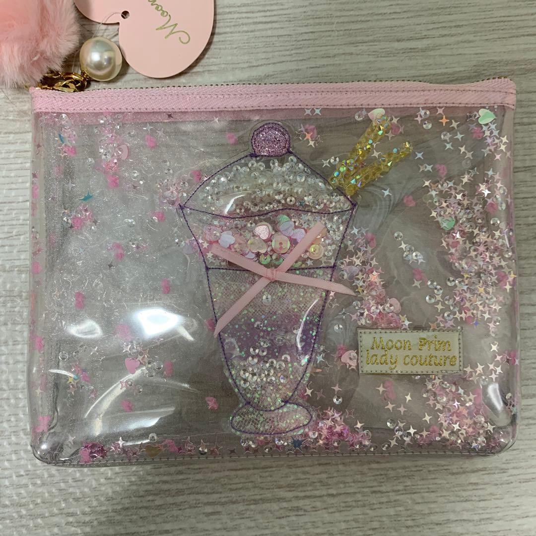Moon Prim パフェ　ポーチ　PVC スイーツ　アイスクリーム　ソーダ