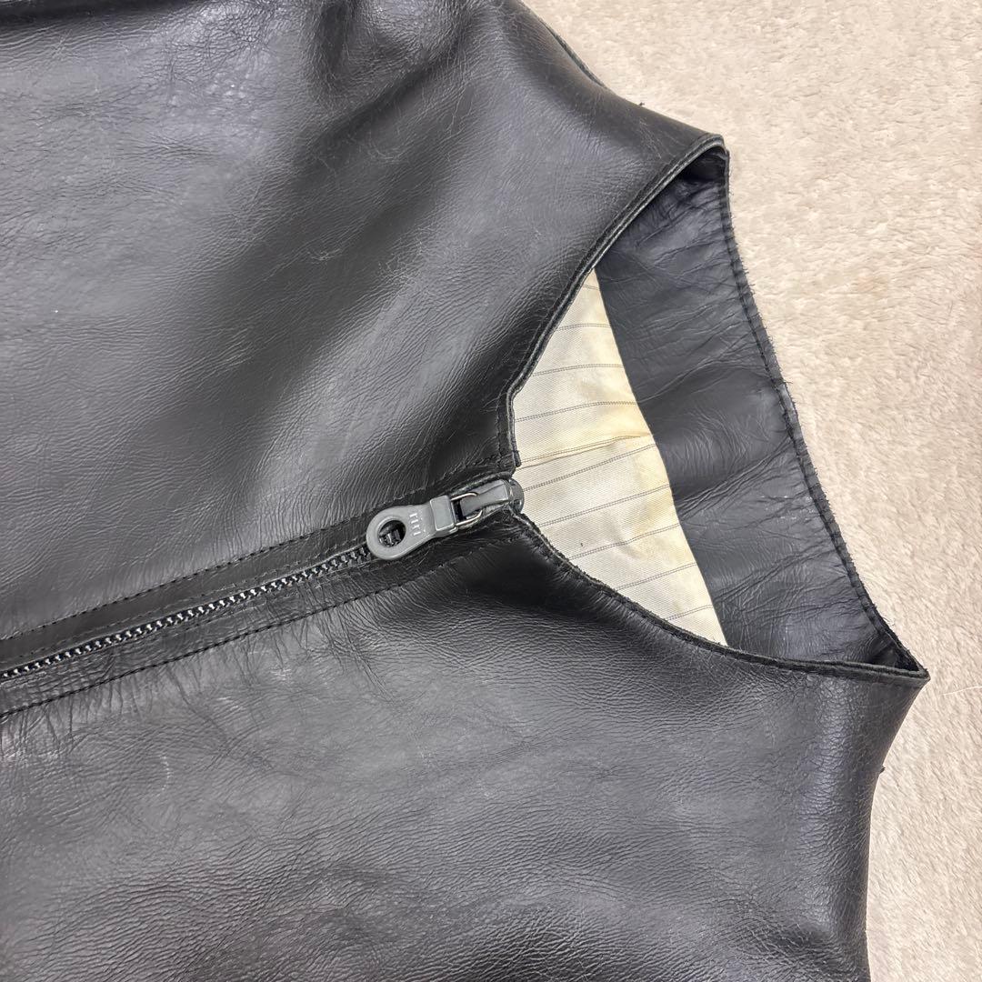 激レア⭐️RIP VAN WINKLE レザージャケット 牛革 ブラック　XL