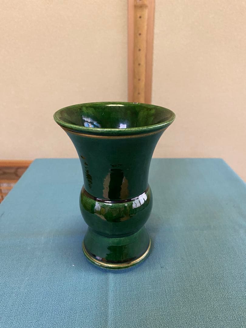 茶道具/三ツ具足 青楽 利休忌 松楽窯